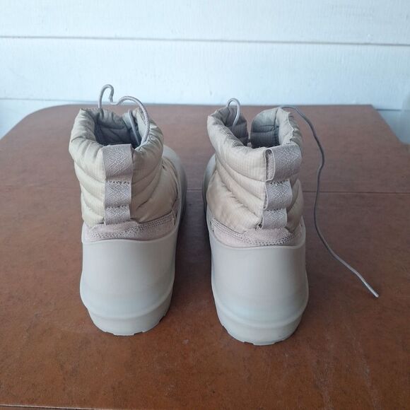 UGG Classic Mini Lace-up Weather Dune Suede Sheepskin Boot Size US 13 Men EUC main image 6